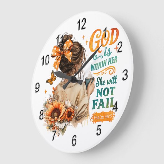 Psalm 46:5... große wanduhr (Winkel)