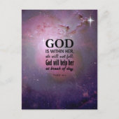 Psalm 46:5 postkarte (Vorderseite)