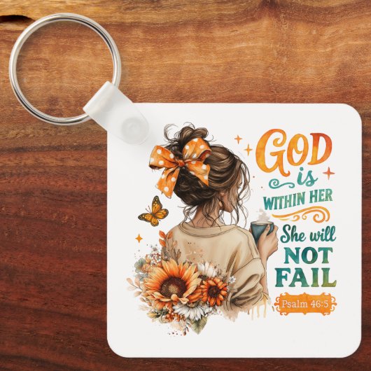 Psalm 46:5... schlüsselanhänger (Vorderseite)