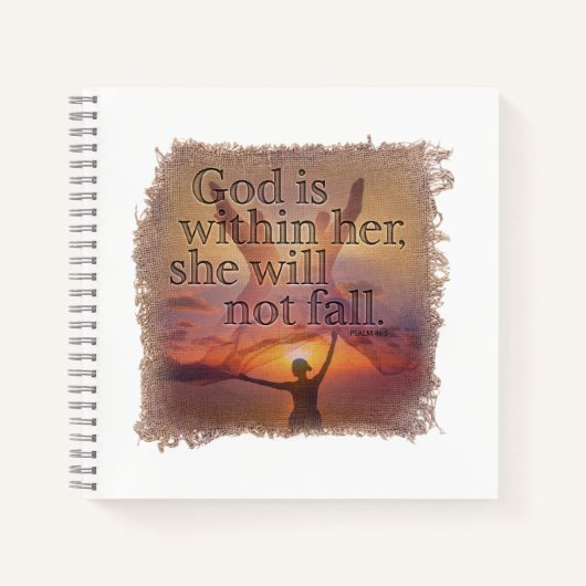 PSALM 46:5 - Tagebuch Notizblock (Vorderseite)