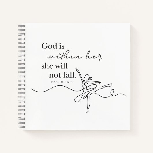 PSALM 46:5 - Tagebuch Notizblock (Vorderseite)