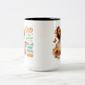 Psalm 46:5... zweifarbige tasse (Mittel)