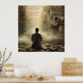 Psalm 46, Gebet inmitten der Zerstörung Poster (Küche)