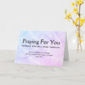 Psalm 46 PRAYING FÜR SIE Christlich Karte (Gelbe Blume)