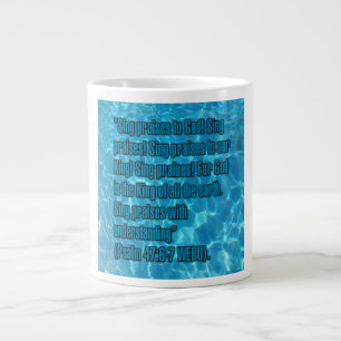 Psalm 47:6-7 WEBU Mug Jumbo-Tasse
