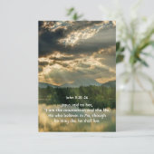 Psalm 48:14 Scripture Celebration of Life Service Einladung (Stehend Vorderseite)