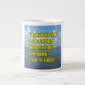 Psalm 49:3 WEBU-Tasse Jumbo-Tasse (Vorderseite)
