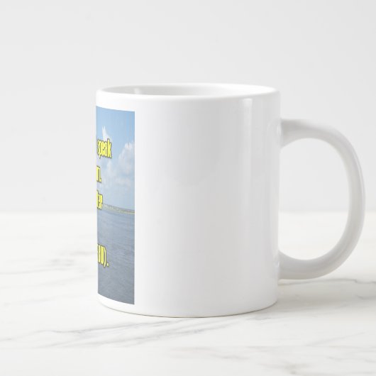 Psalm 49:3 WEBU-Tasse Jumbo-Tasse (Rechts)
