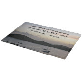 Psalm 4:8 Ich werde beide in Frieden liegen.... Schneidebrett (Ecke)