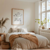 Psalm 4:8 In Frieden werde ich Print Poster