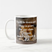 Psalm 4:8 Kalming Bible Verse Christlich Kaffeetasse (Links)