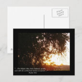 Psalm 50:1 postkarte (Vorne/Hinten)