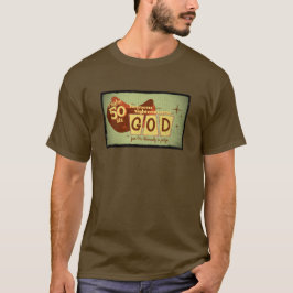 Psalm 50 Retro-Hintergrund T-Shirt