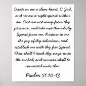 Psalm 51:10-13 poster (Vorne)