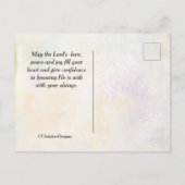 Psalm 51:10 Erstelle in mir ein sauberes Herz O Go Postkarte (Rückseite)