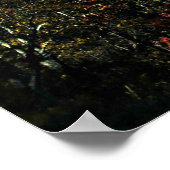 Psalm 51:10 Erstelle mir ein sauberes Herz. Poster (Ecke)