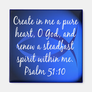 Psalm-51:10 Magnet
