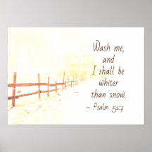 Psalm 51:7 Wash mich und ich werde weißer sein als