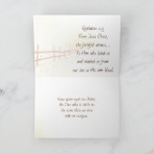 Psalm 51:7 werde ich weißer sein als Schnee Bibelv Karte (Innenseite)