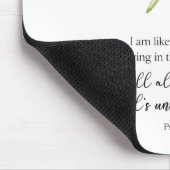 Psalm 52:8: "Ich bin wie ein Olivenbaum." Mousepad (Ecke)