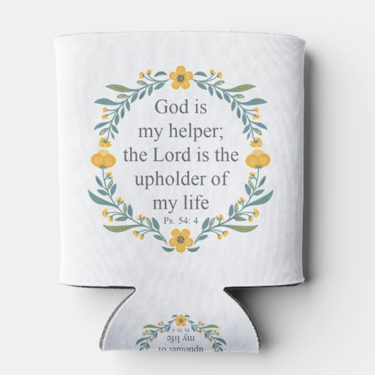 Psalm 54:4 dosenkühler (Rückseite)