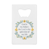 Psalm 54:4 geldbeutel flaschenöffner (Vorderseite)