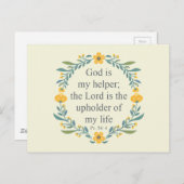 Psalm 54:4 postkarte (Vorne/Hinten)