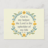 Psalm 54:4 postkarte (Vorderseite)