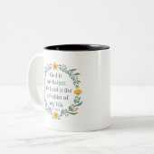 Psalm 54:4 zweifarbige tasse (Vorderseite Links)