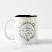 Psalm 54:4 zweifarbige tasse (Links)