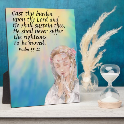 Psalm 55:22 fotoplatte (Seite)