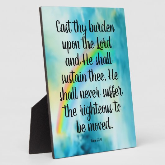 Psalm 55:22 fotoplatte (Seite)