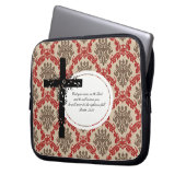Psalm 55:22 Notebook- oder Netbook Carrier Sleeve (Vorderseite Links)
