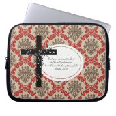 Psalm 55:22 Notebook- oder Netbook Carrier Sleeve (Vorderseite)