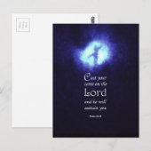 Psalm 55:22 postkarte (Vorne/Hinten)