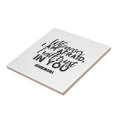 Psalm 56:3 Bibelverse Kunst "Ich werde dir vertrau Fliese (Seite)