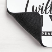 Psalm 56:3 Bibelverse Kunst "Ich werde dir vertrau Mousepad (Ecke)