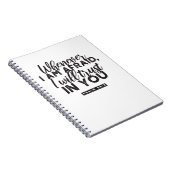 Psalm 56:3 Bibelverse Kunst "Ich werde dir vertrau Notizblock (Rechte Seite)