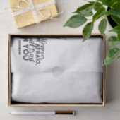 Psalm 56:3 Bibelverse Kunst "Ich werde dir vertrau Seidenpapier (Geschenk)