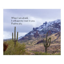 Psalm 56:3 Poster