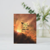 Psalm 56:3 postkarte (Stehend Vorderseite)