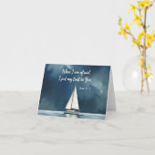 Psalm 56:3 Wenn ich Angst habe, Vertrauen in Sie Karte (Gelbe Blume)