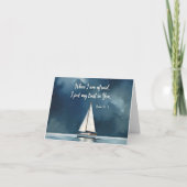 Psalm 56:3 Wenn ich Angst habe, Vertrauen in Sie Karte (Vorderseite)