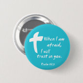 Psalm 56: Wenn ich Angst habe, vertraue ich auf Button (Vorne & Hinten)