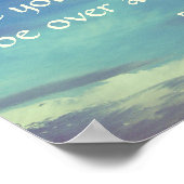 Psalm 57:5 Bibelverse soll Gott erklärt werden Poster (Ecke)