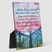 Psalm 5:11 fotoplatte (Seite)