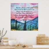 Psalm 5:11 poster (Küche)