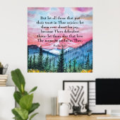 Psalm 5:11 poster (Heimbüro)