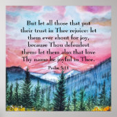 Psalm 5:11 poster (Vorne)