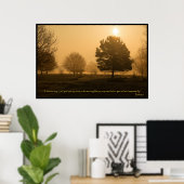 Psalm 5:3 Christliches Bibelverse-Poster Poster (Heimbüro)